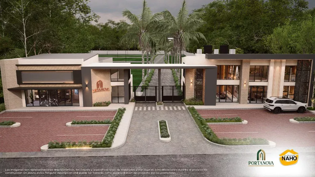 Fachada frontal de Portanova — vista 2